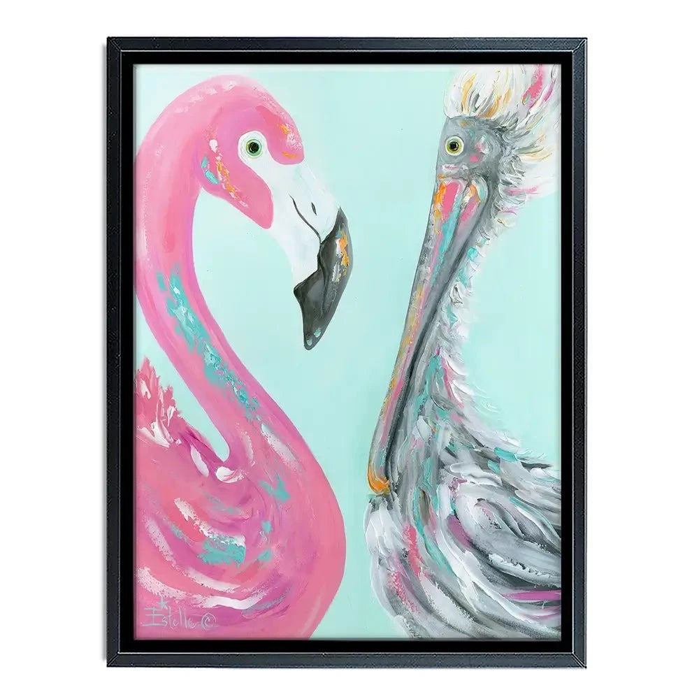 The Odd Couple Canvas Print The Odd Couple Canvas Print wall art product Estelle Grengs - Independent