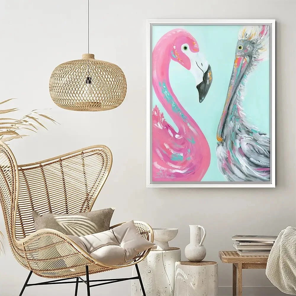 The Odd Couple Canvas Print The Odd Couple Canvas Print wall art product Estelle Grengs - Independent