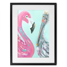 The Odd Couple Framed Art Print The Odd Couple Framed Art Print wall art product Estelle Grengs - Independent