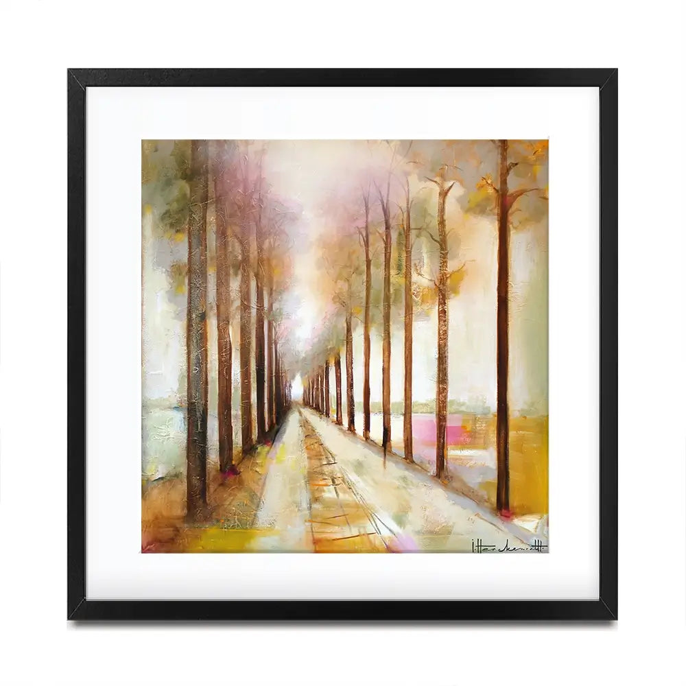 The Pathway Through Square Framed Art Print The Pathway Through Square Framed Art Print wall art product Studio Paint-Ing