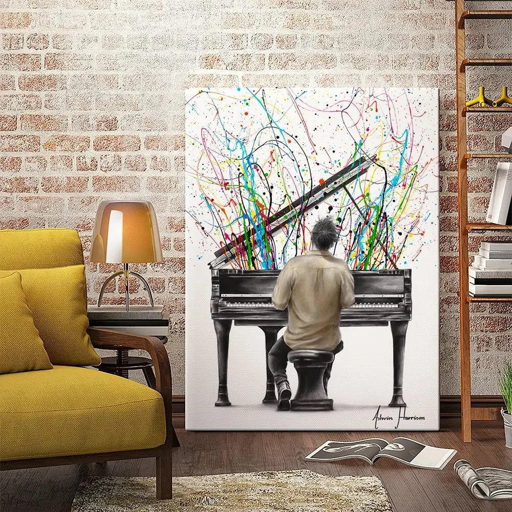 The Piano Solo Canvas Print The Piano Solo Canvas Print wall art product Ashvin Harrison