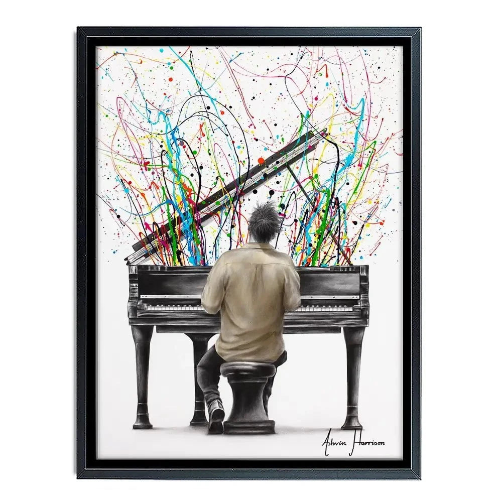 The Piano Solo Canvas Print The Piano Solo Canvas Print wall art product Ashvin Harrison