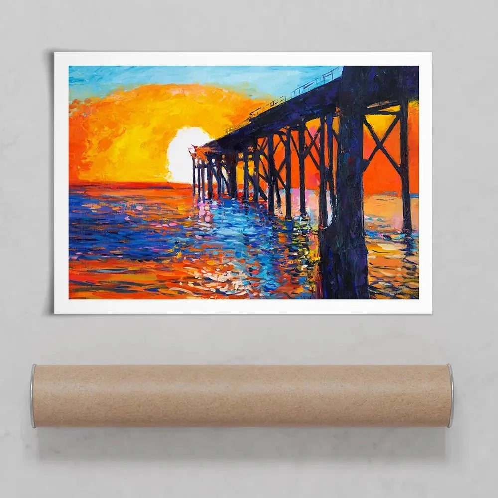 The Pier Art Print The Pier Art Print wall art product Boyan Dimitrov / Shutterstock