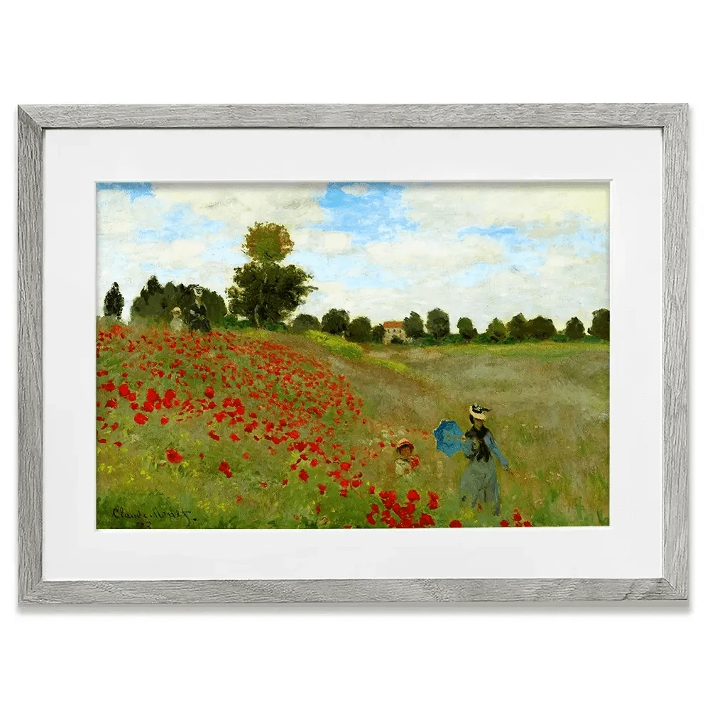 The Poppy Field Framed Art Print The Poppy Field Framed Art Print wall art product Claude Monet