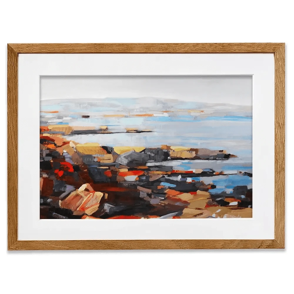 The Seaside Framed Art Print The Seaside Framed Art Print wall art product Maria Moretti