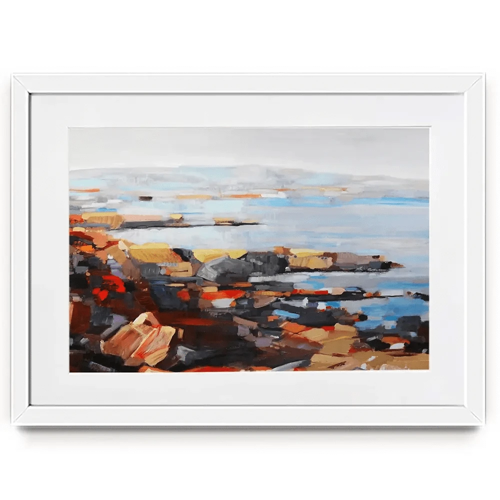 The Seaside Framed Art Print The Seaside Framed Art Print wall art product Maria Moretti