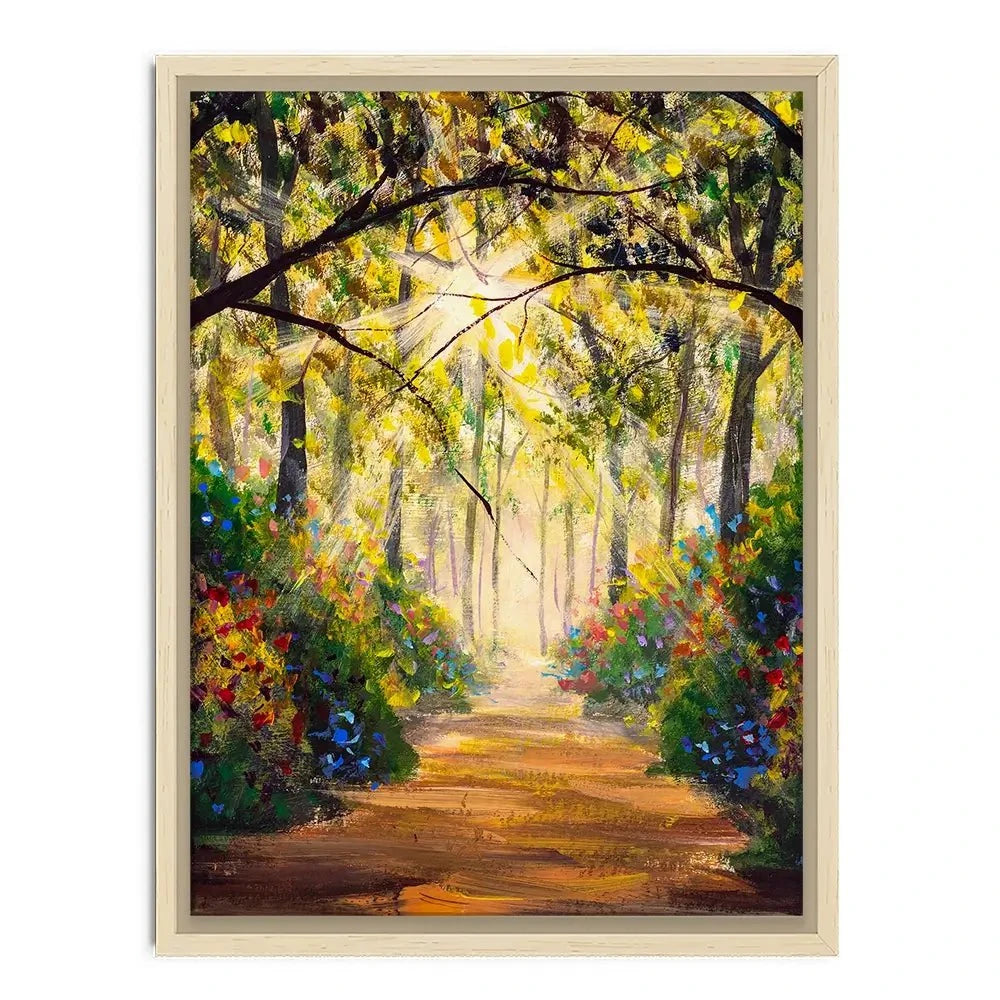 The Secret Path Canvas Print The Secret Path Canvas Print wall art product Valery Rybakow / Shutterstock