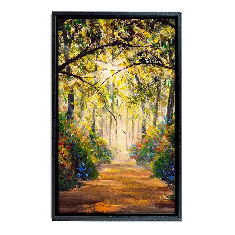 The Secret Path Canvas Print The Secret Path Canvas Print wall art product Valery Rybakow / Shutterstock