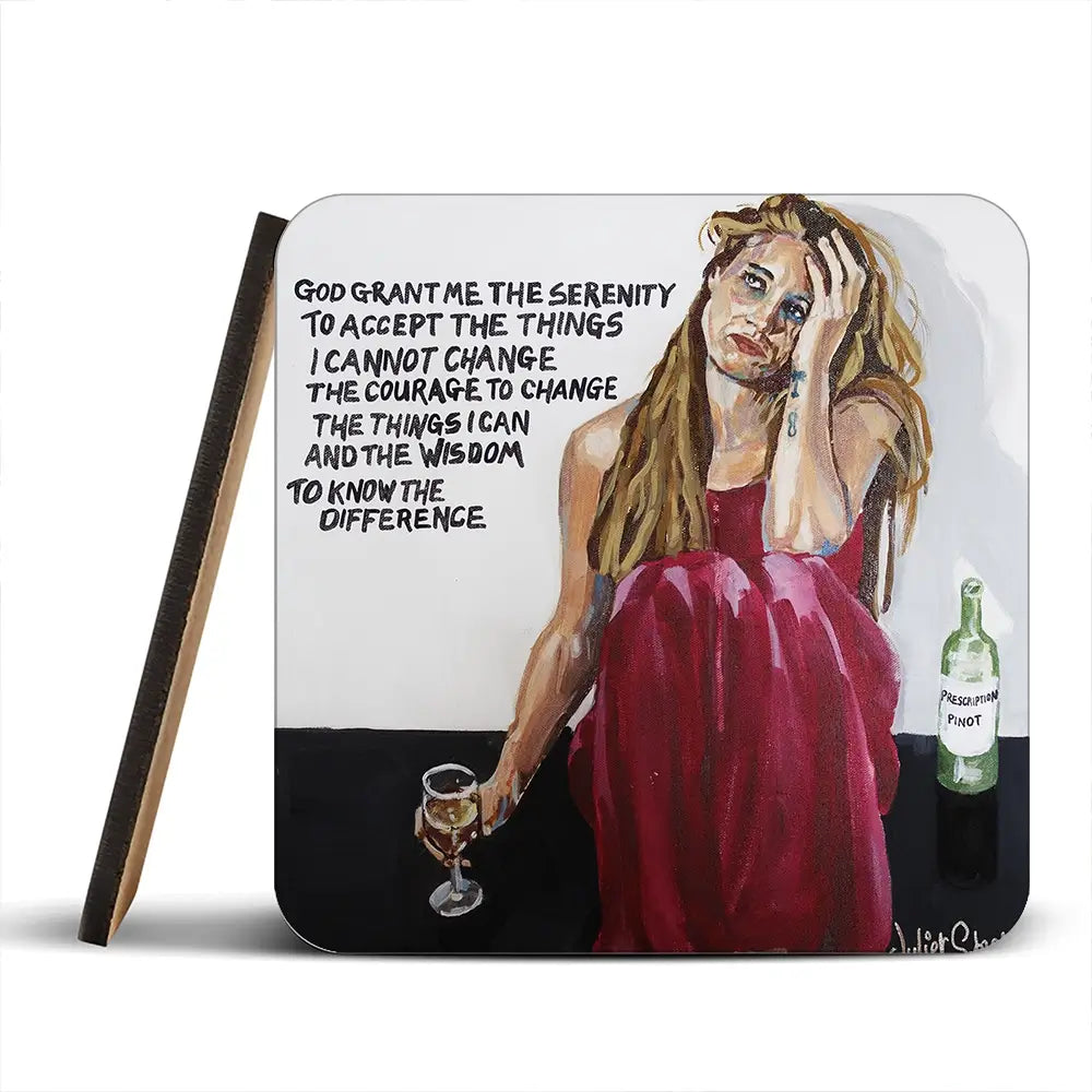 The Serenity Pour Coaster Set The Serenity Pour Coaster Set wall art product Juliet Stockton