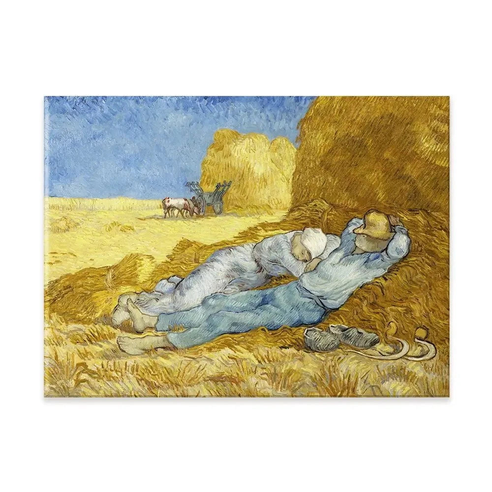 The Siesta Canvas Print The Siesta Canvas Print wall art product Van Gogh