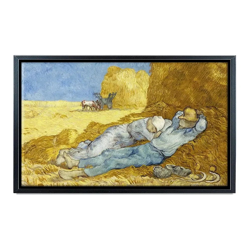 The Siesta Canvas Print The Siesta Canvas Print wall art product Van Gogh