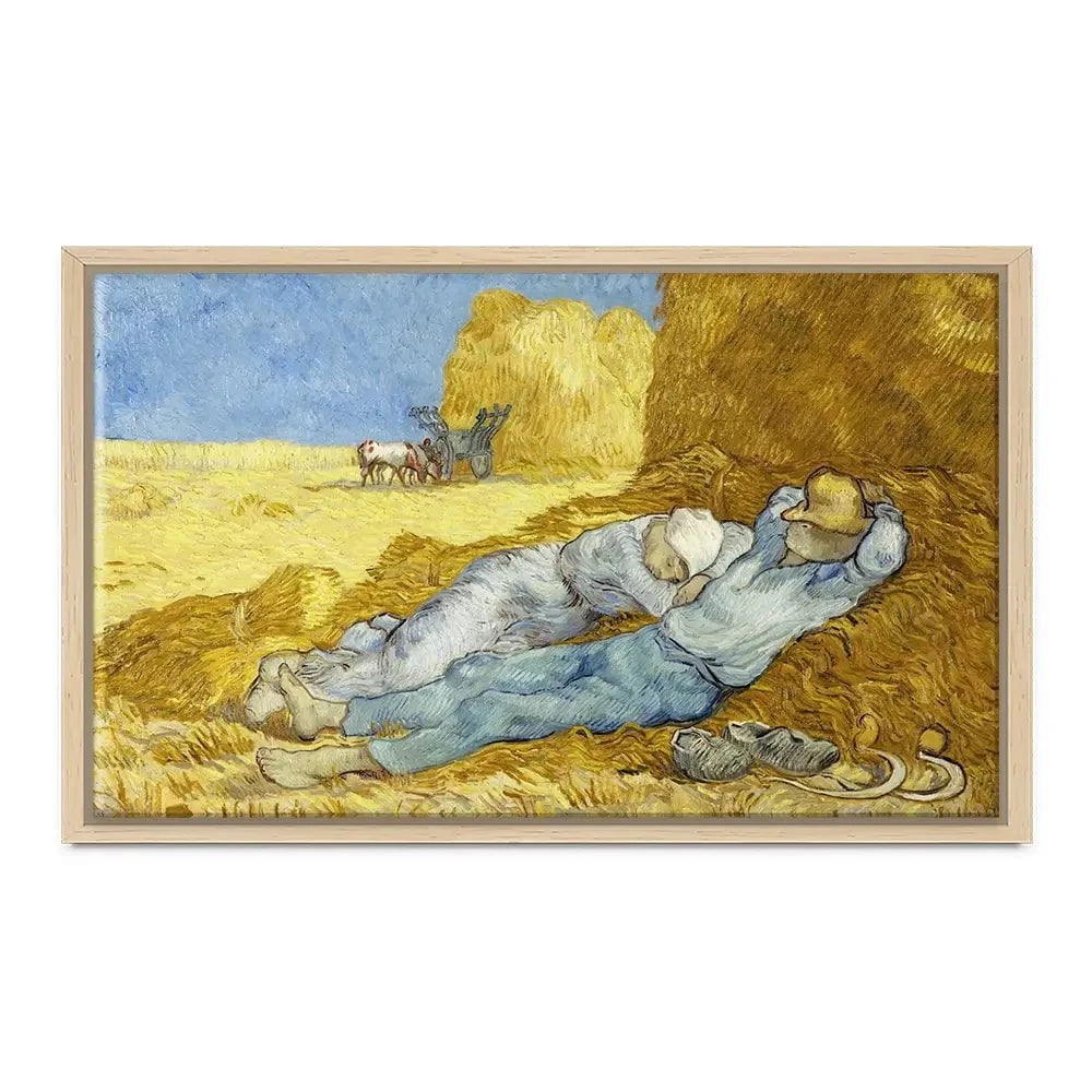 The Siesta Canvas Print The Siesta Canvas Print wall art product Van Gogh