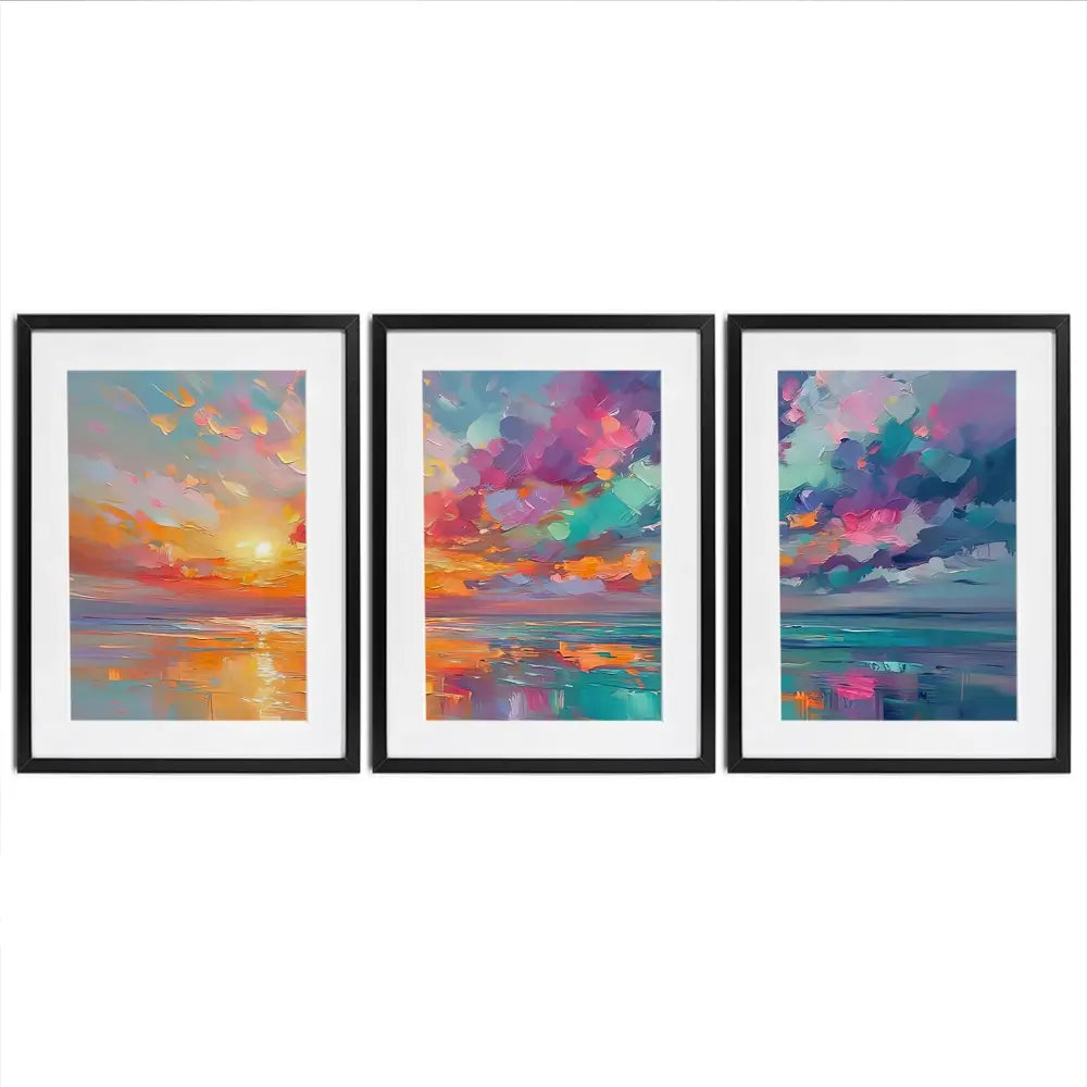 The Sky In Bloom Framed Art Print Trio The Sky In Bloom Framed Art Print Trio wall art product David Alexander Elder