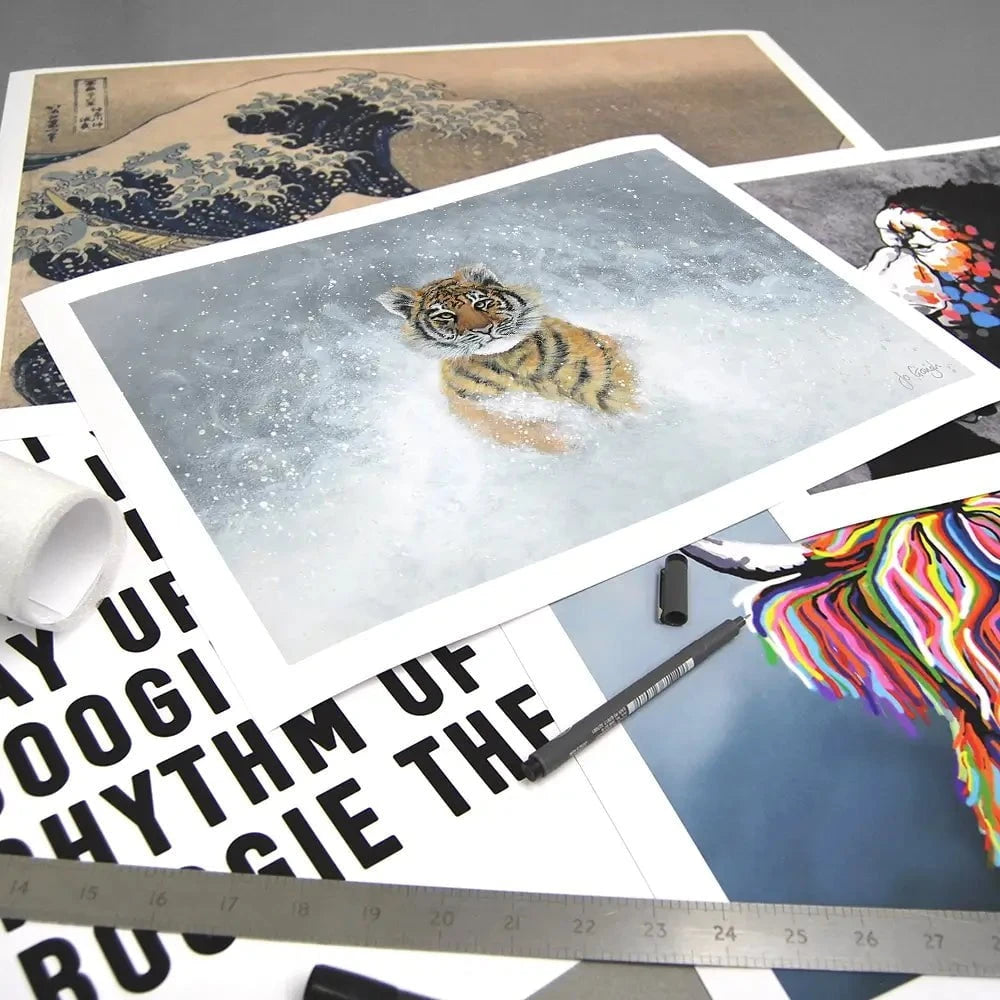 The Snow King Art Print The Snow King Art Print wall art product Jo Gough