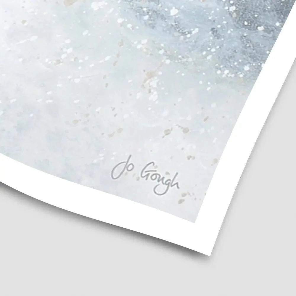 The Snow King Art Print The Snow King Art Print wall art product Jo Gough