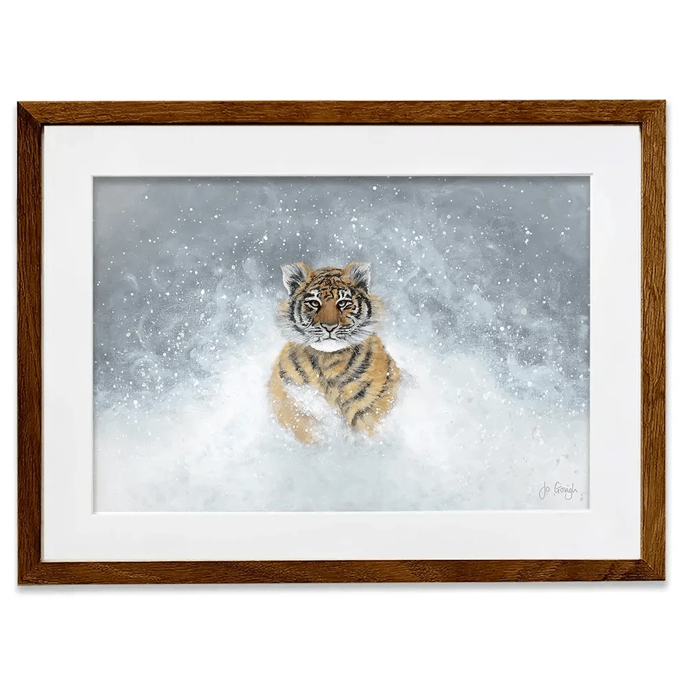 The Snow King Framed Art Print The Snow King Framed Art Print wall art product Jo Gough