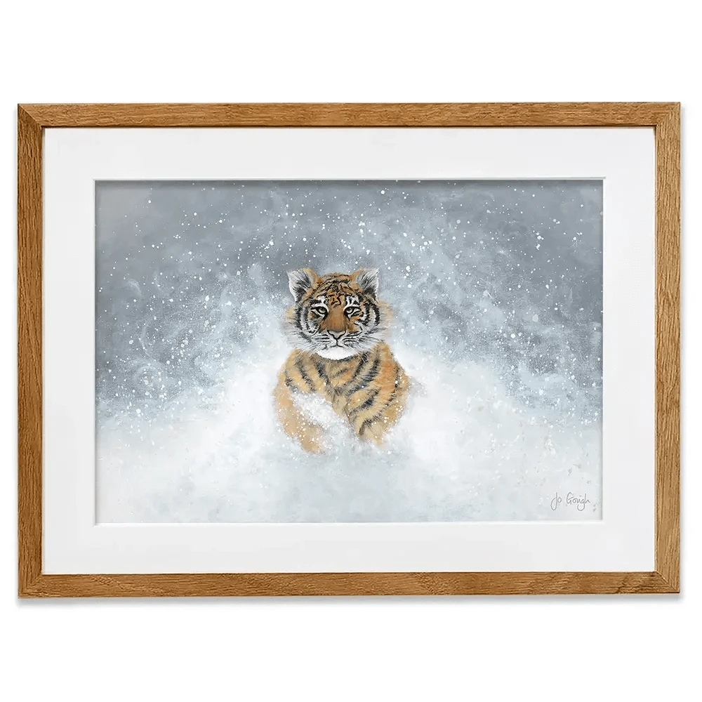 The Snow King Framed Art Print The Snow King Framed Art Print wall art product Jo Gough