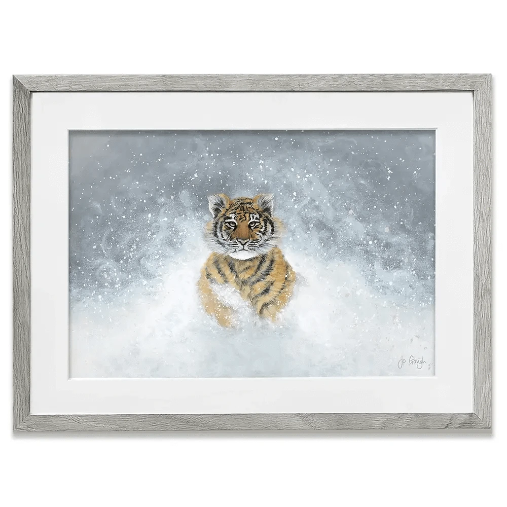 The Snow King Framed Art Print The Snow King Framed Art Print wall art product Jo Gough