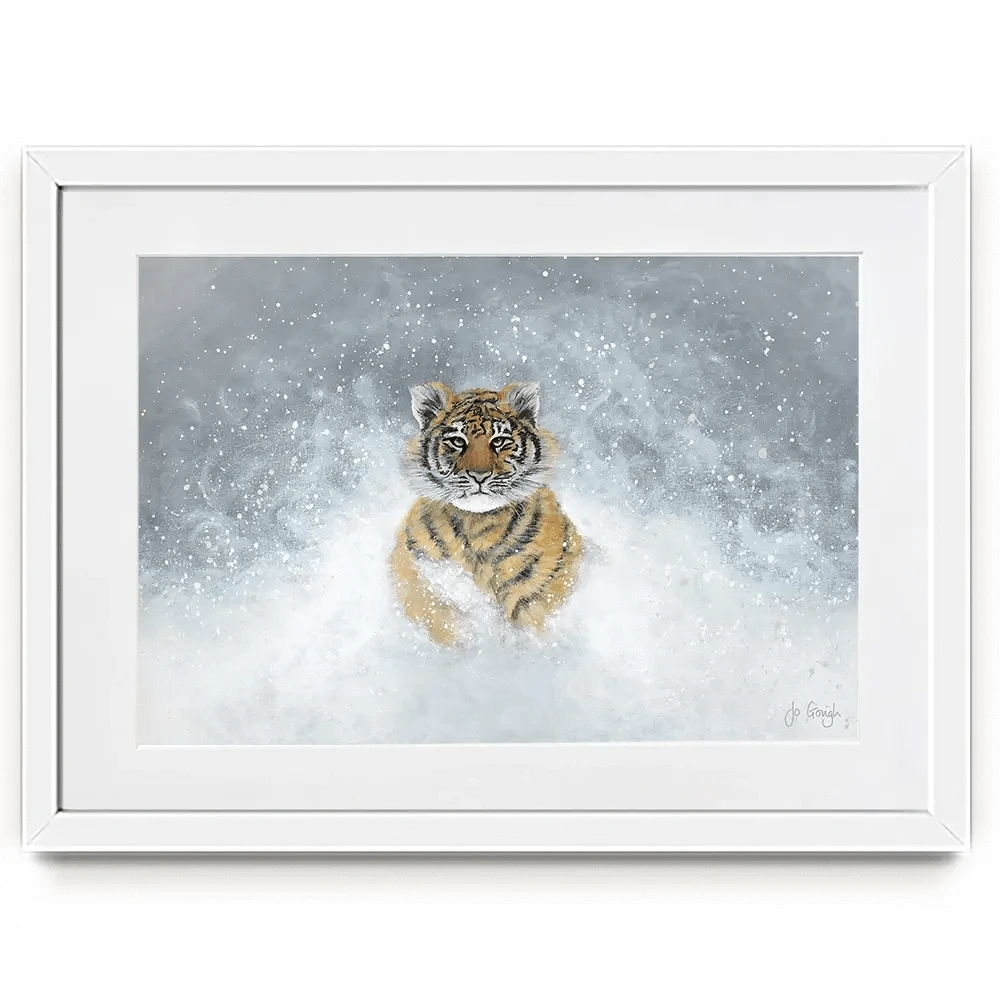 The Snow King Framed Art Print The Snow King Framed Art Print wall art product Jo Gough