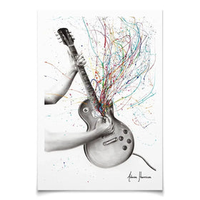 The Star Guitar Art Print The Star Guitar Art Print wall art product Ashvin Harrison