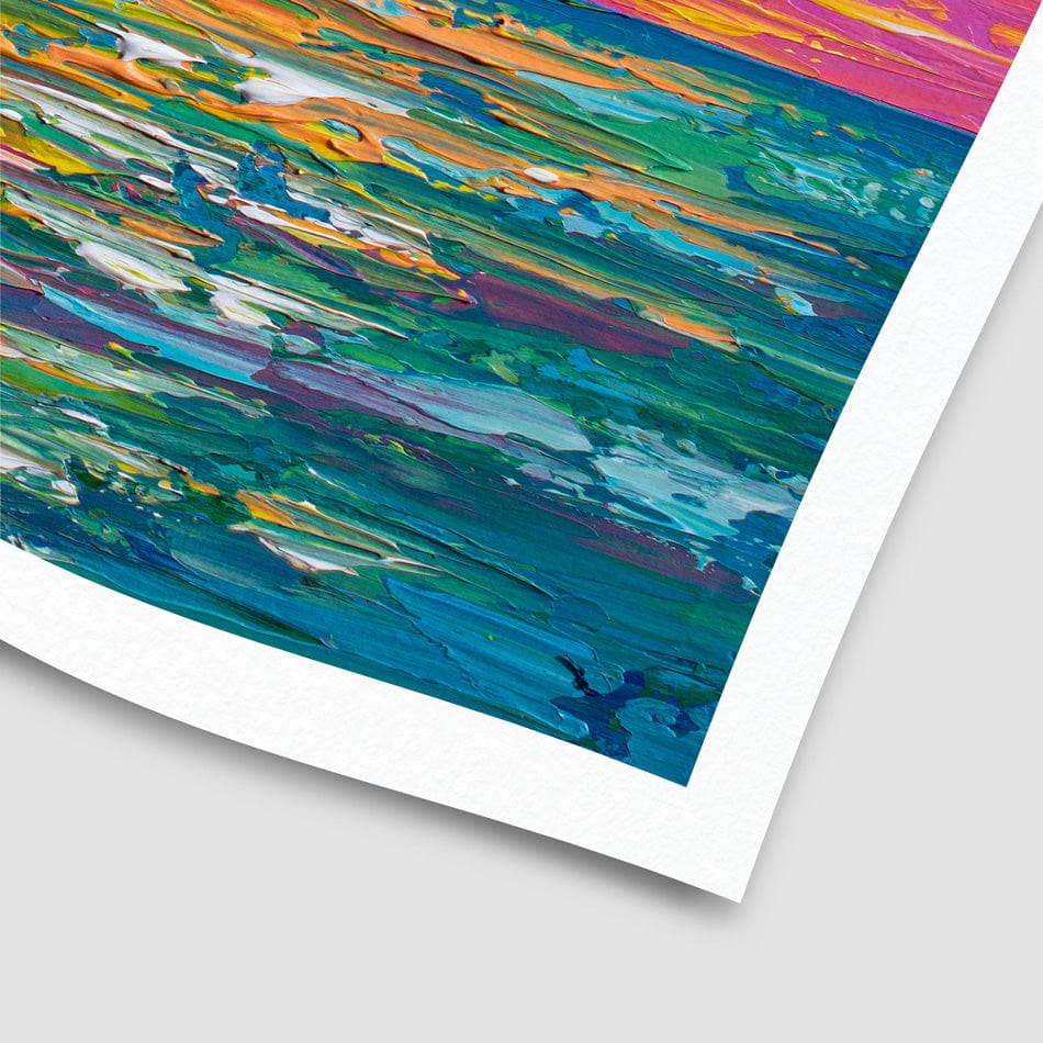 The Sun Is Setting Art Print wall art product Olga Tkachyk