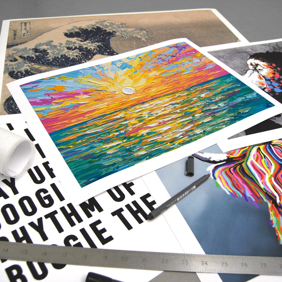 The Sun Is Setting Art Print wall art product Olga Tkachyk