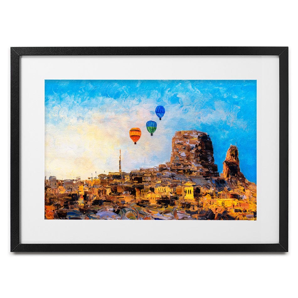 The Three Balloons Framed Art Print wall art product CYC / Shutterstock