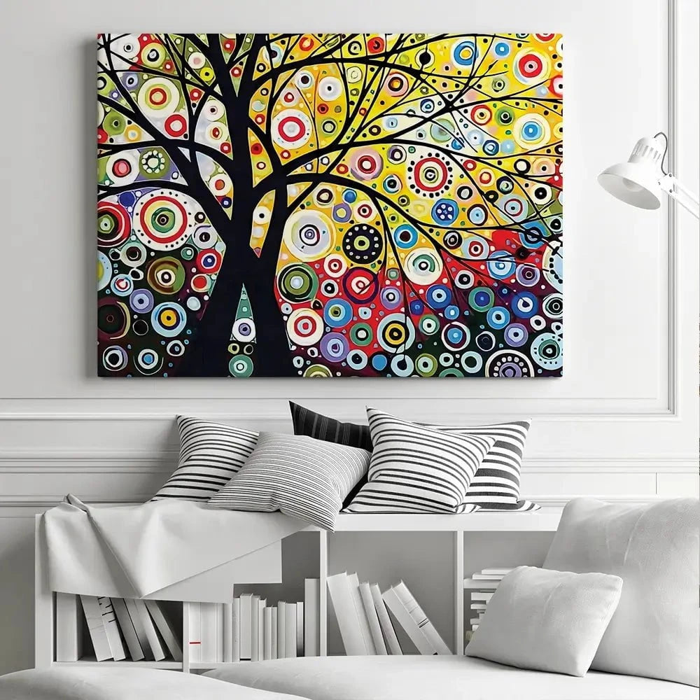 The Tree Of Circles Canvas Print The Tree Of Circles Canvas Print wall art product MeyEing / Shutterstock