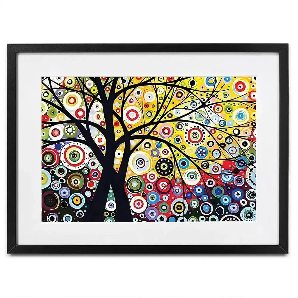 The Tree Of Circles Framed Art Print The Tree Of Circles Framed Art Print wall art product MeyEing / Shutterstock