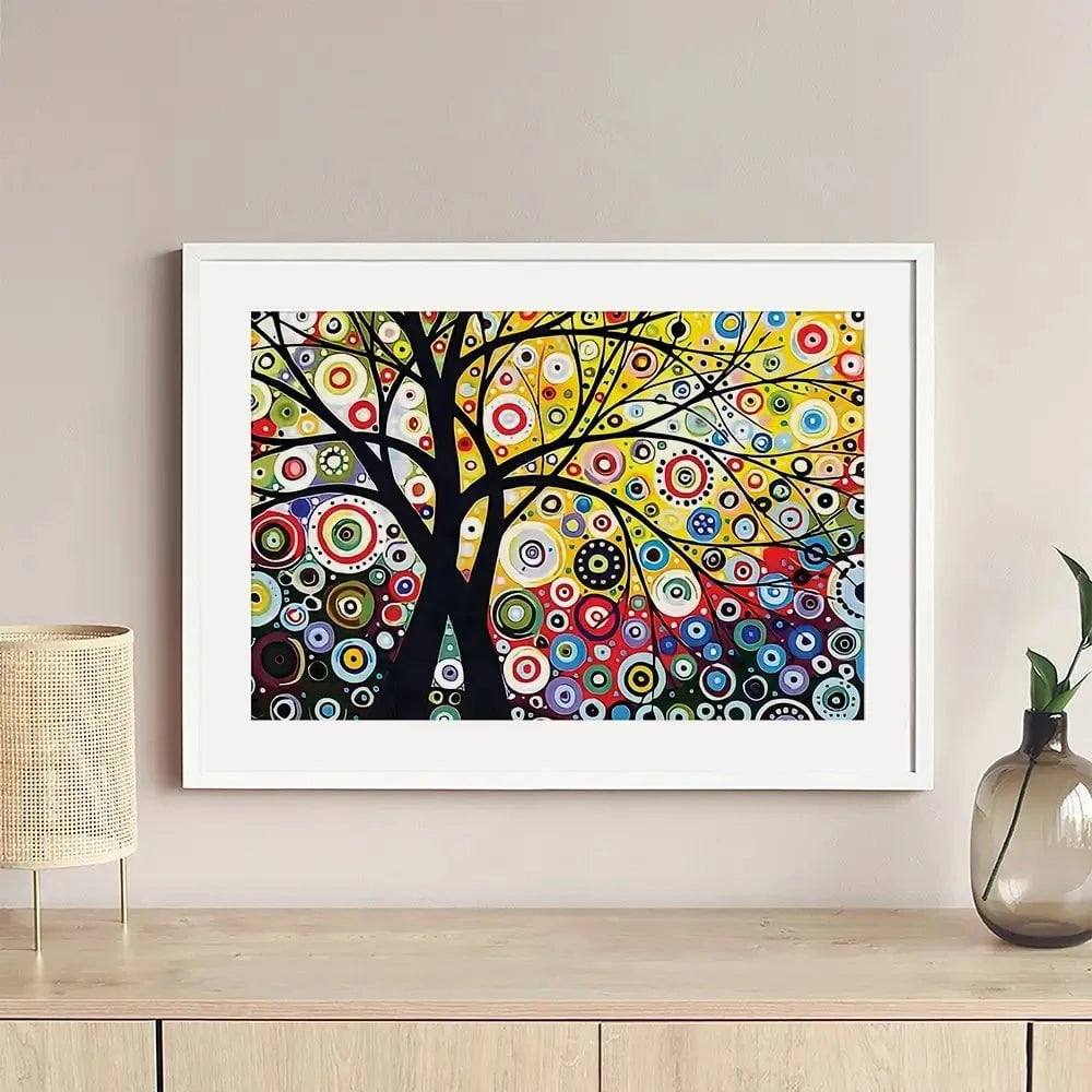 The Tree Of Circles Framed Art Print The Tree Of Circles Framed Art Print wall art product MeyEing / Shutterstock