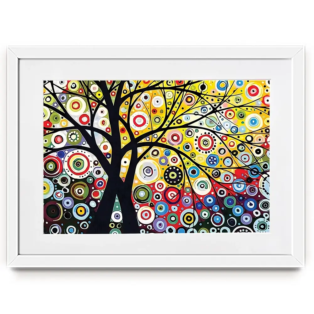 The Tree Of Circles Framed Art Print The Tree Of Circles Framed Art Print wall art product MeyEing / Shutterstock