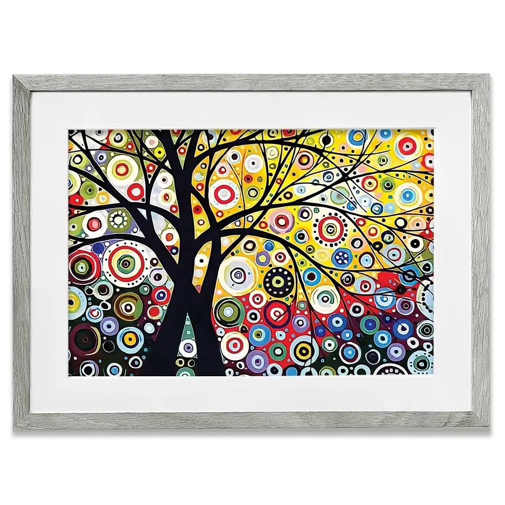 The Tree Of Circles Framed Art Print The Tree Of Circles Framed Art Print wall art product MeyEing / Shutterstock