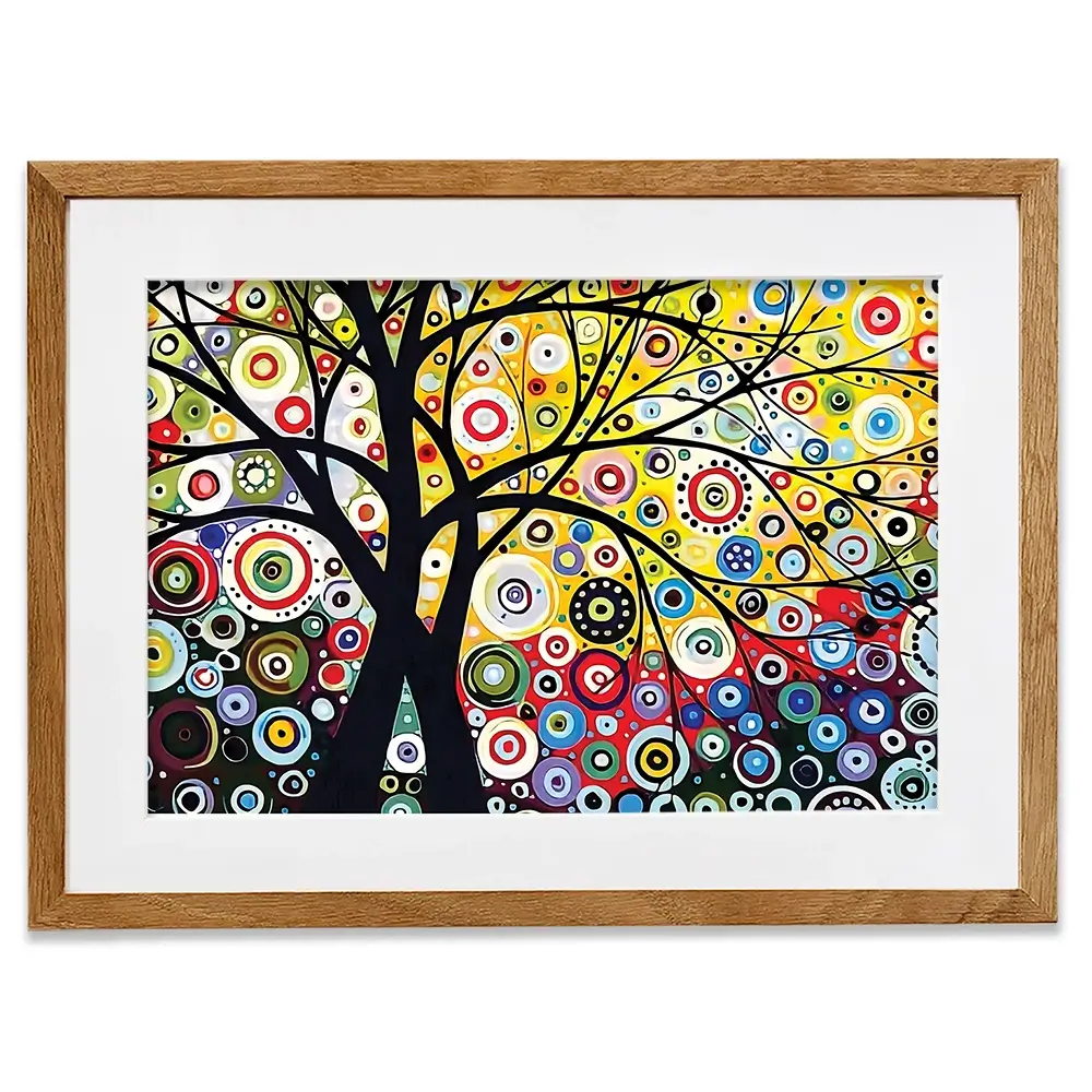 The Tree Of Circles Framed Art Print The Tree Of Circles Framed Art Print wall art product MeyEing / Shutterstock