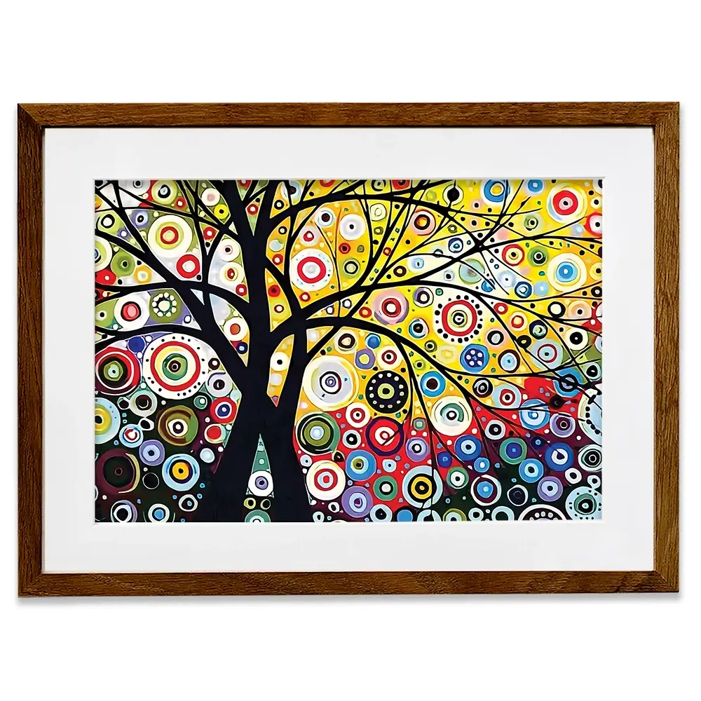 The Tree Of Circles Framed Art Print The Tree Of Circles Framed Art Print wall art product MeyEing / Shutterstock