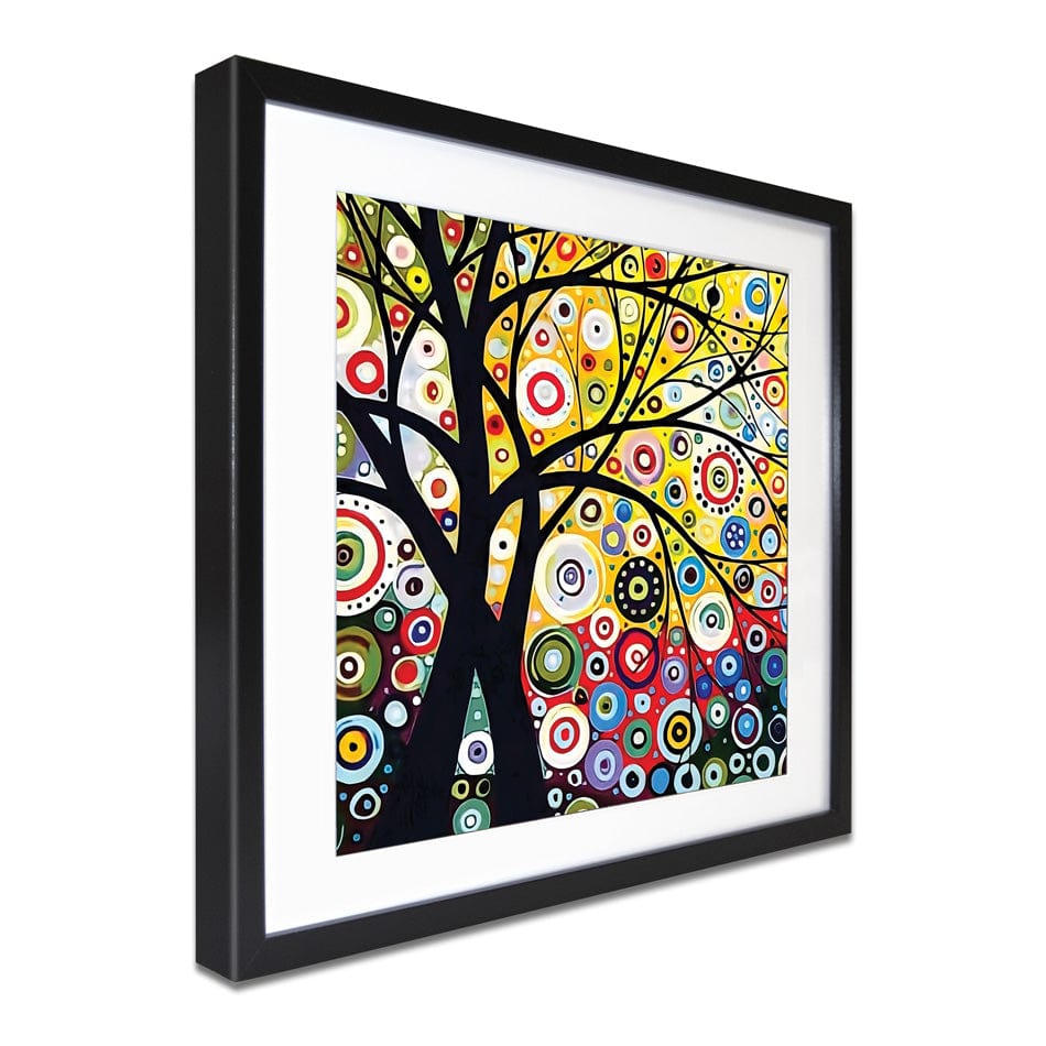 The Tree Of Circles Square Framed Art Print wall art product MeyEing / Shutterstock