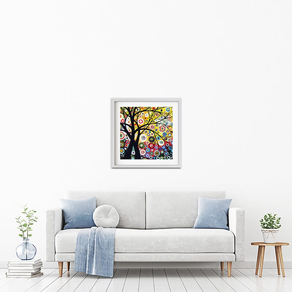 The Tree Of Circles Square Framed Art Print wall art product MeyEing / Shutterstock