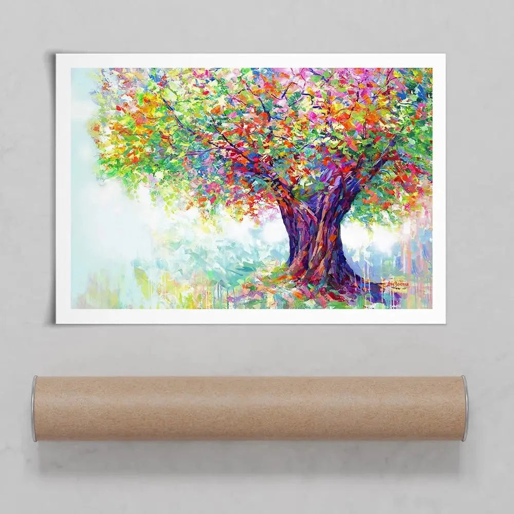 The Tree Of Endless Joy Art Print The Tree Of Endless Joy Art Print wall art product Leon Devenice