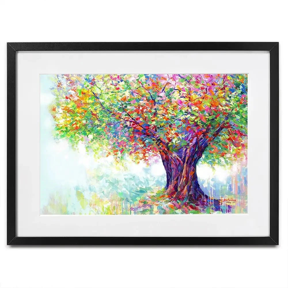 The Tree Of Endless Joy Framed Art Print The Tree Of Endless Joy Framed Art Print wall art product Leon Devenice