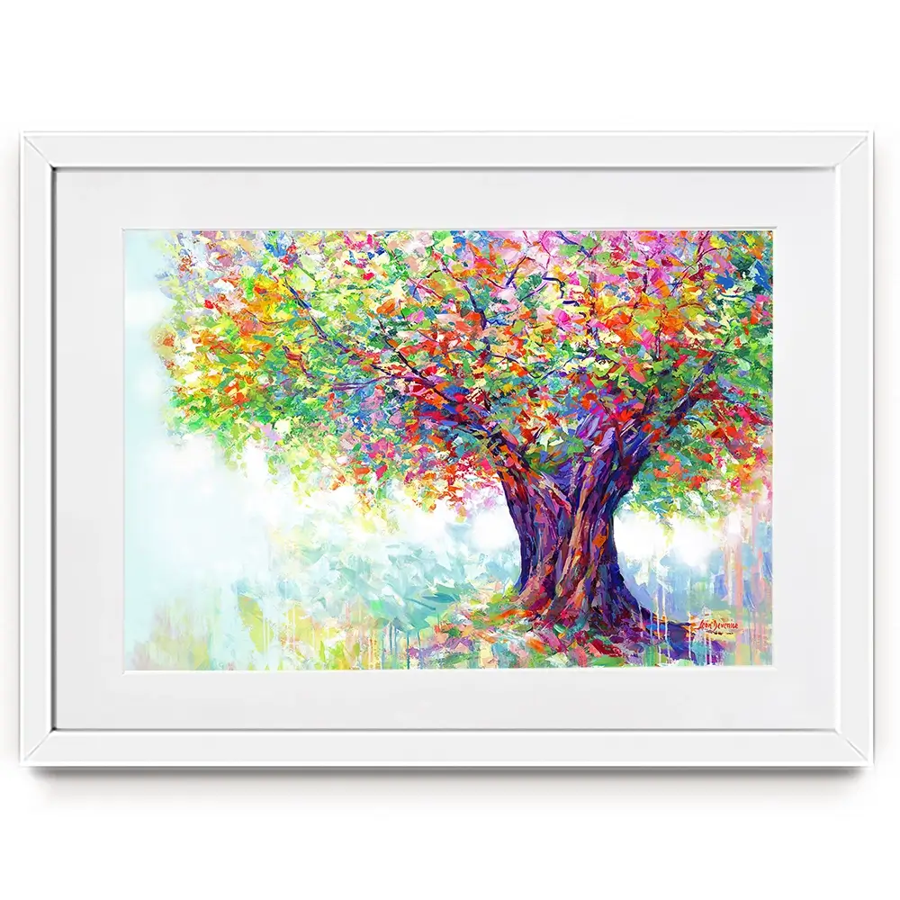 The Tree Of Endless Joy Framed Art Print The Tree Of Endless Joy Framed Art Print wall art product Leon Devenice