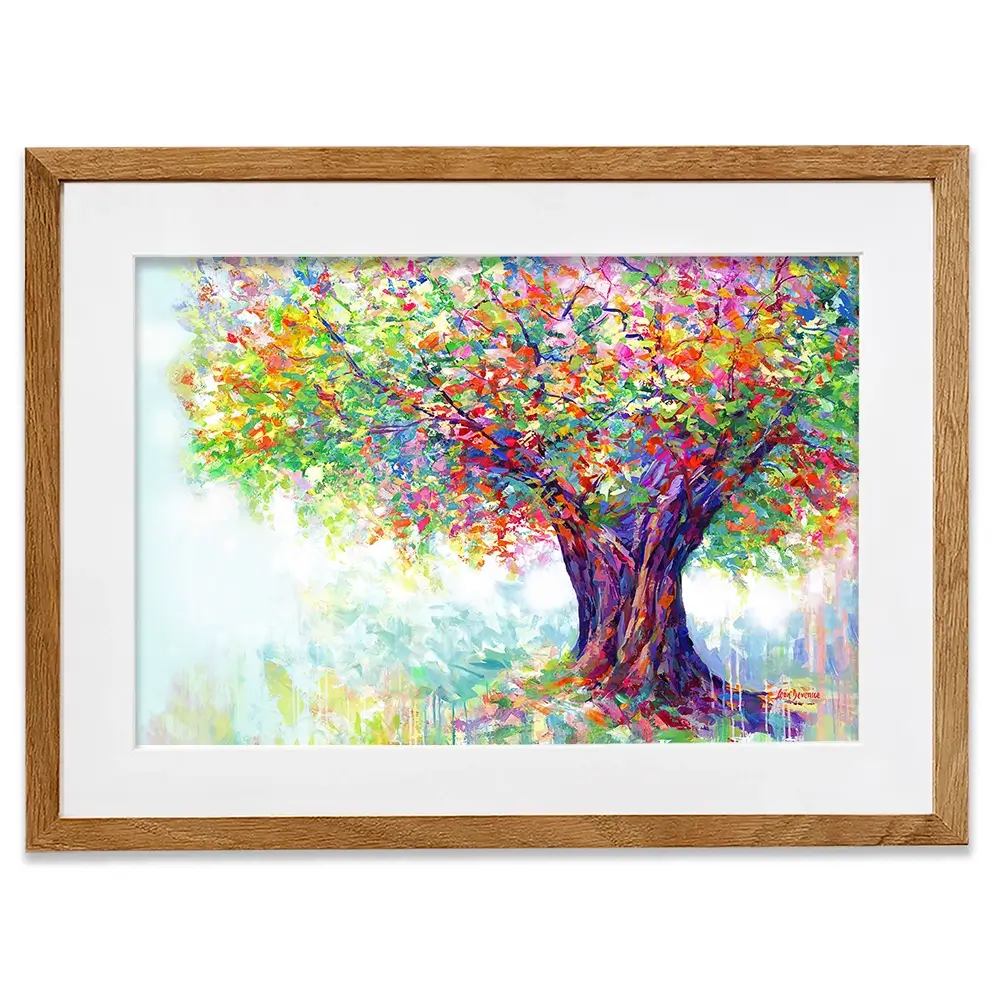 The Tree Of Endless Joy Framed Art Print The Tree Of Endless Joy Framed Art Print wall art product Leon Devenice