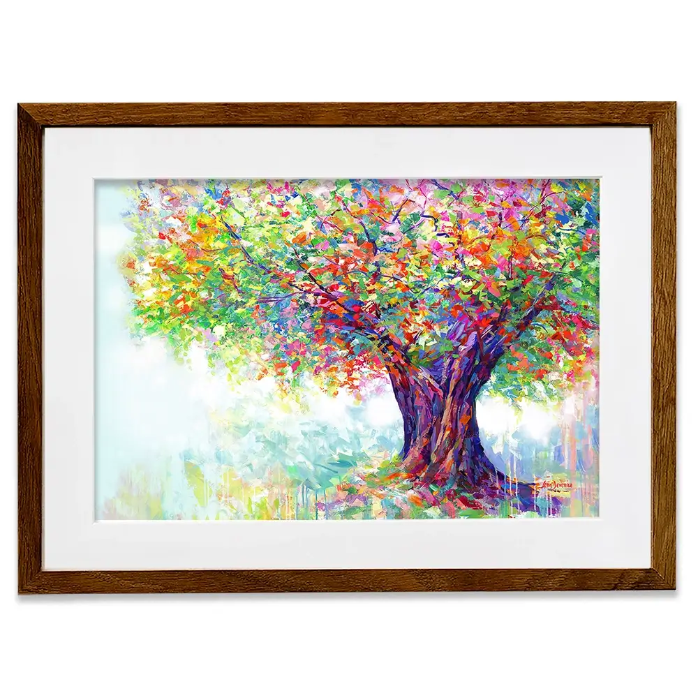 The Tree Of Endless Joy Framed Art Print The Tree Of Endless Joy Framed Art Print wall art product Leon Devenice