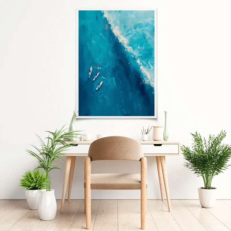 The Wave Ahead Art Print The Wave Ahead Art Print wall art product LSR Design Studio - Independent