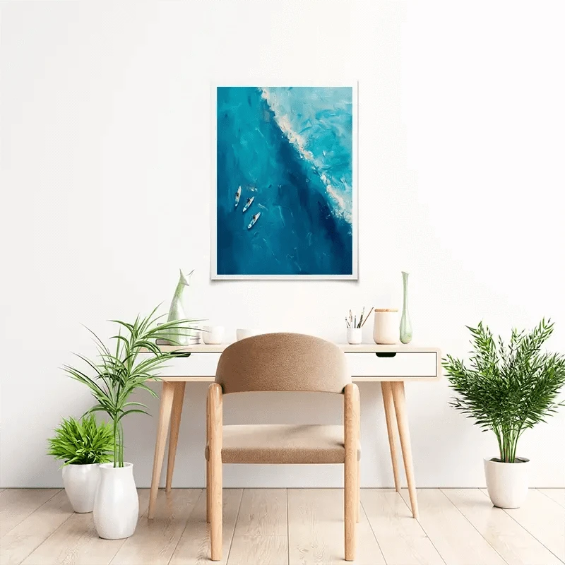 The Wave Ahead Art Print The Wave Ahead Art Print wall art product LSR Design Studio - Independent
