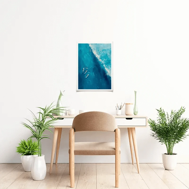 The Wave Ahead Art Print The Wave Ahead Art Print wall art product LSR Design Studio - Independent