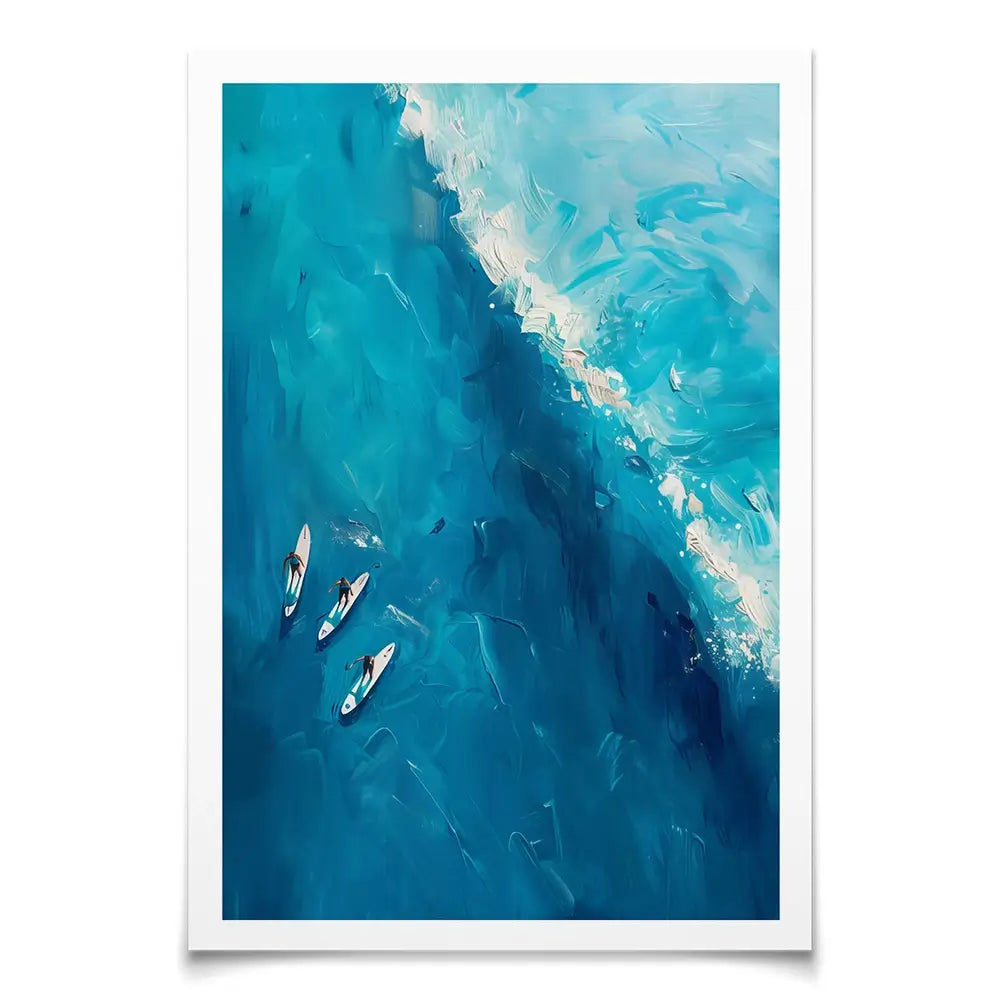 The Wave Ahead Art Print The Wave Ahead Art Print wall art product LSR Design Studio - Independent