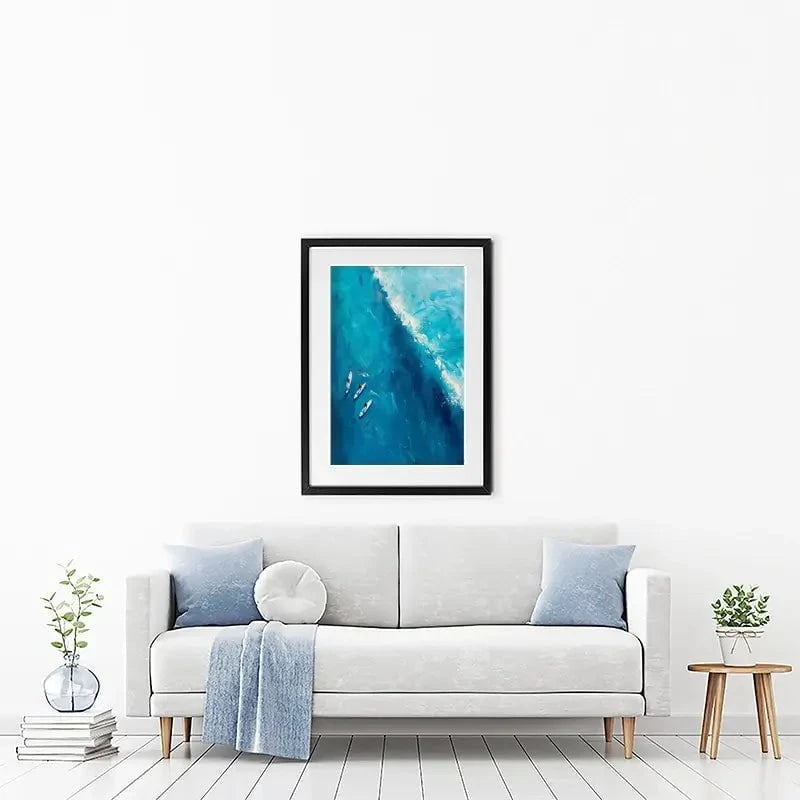 The Wave Ahead Framed Art Print The Wave Ahead Framed Art Print wall art product LSR Design Studio - Independent