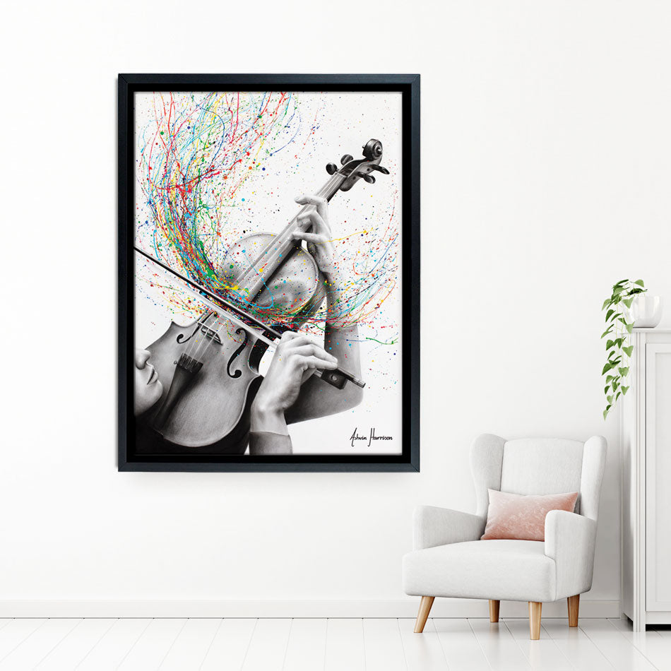 The Violin Solo Canvas Print