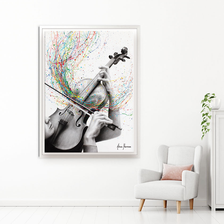 The Violin Solo Canvas Print