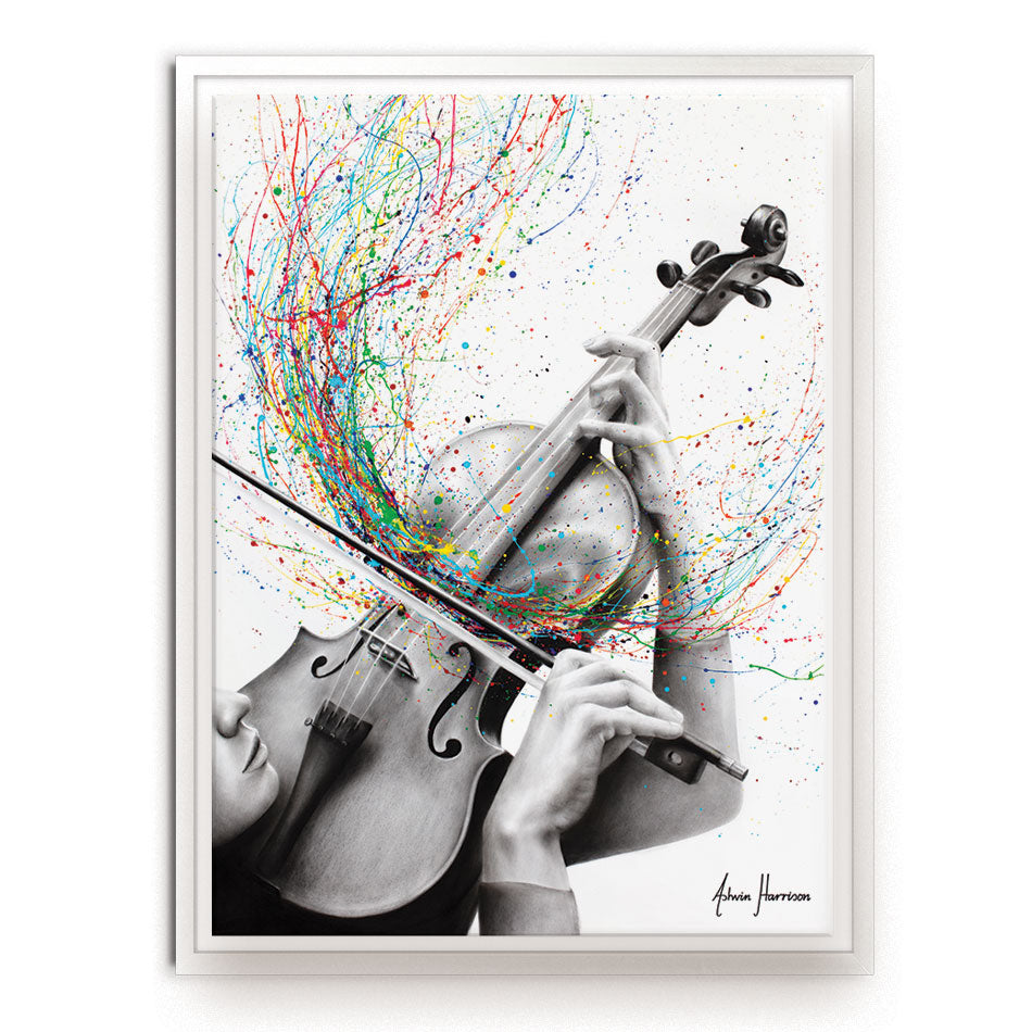 The Violin Solo Canvas Print