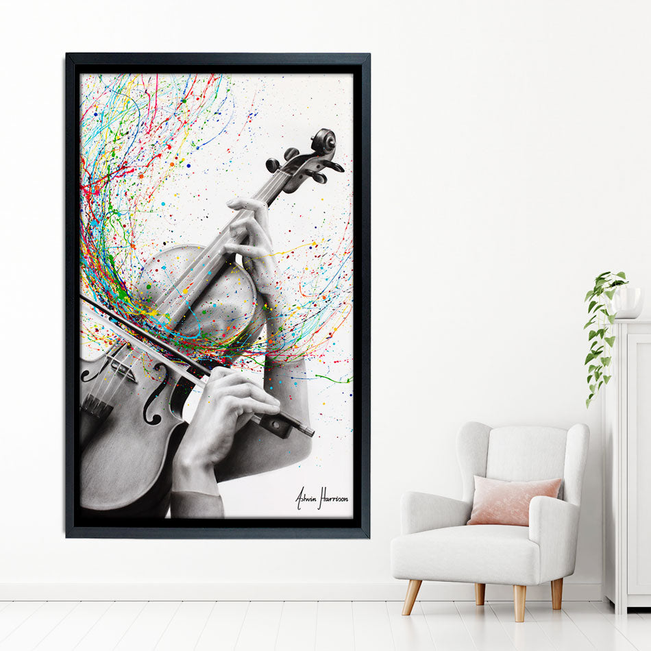 The Violin Solo Canvas Print